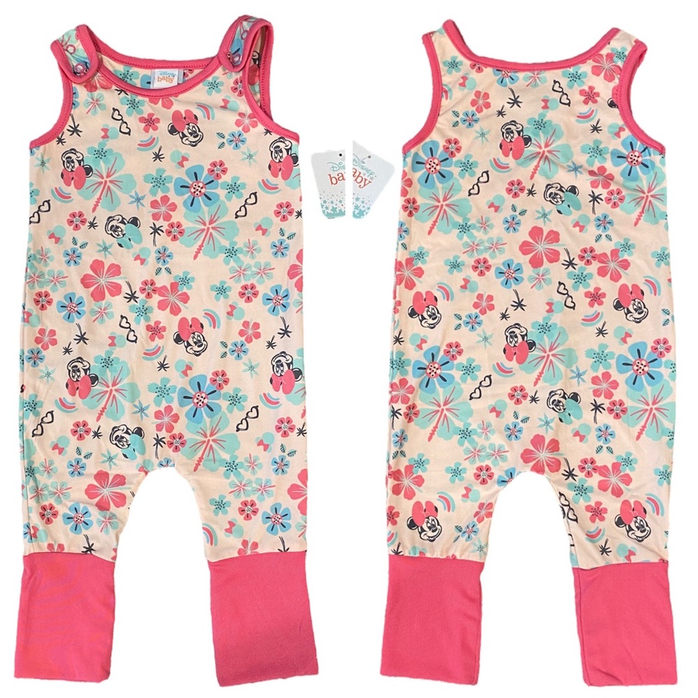 Disney Baby 3-12m Tropical Minnie Mouse Romper